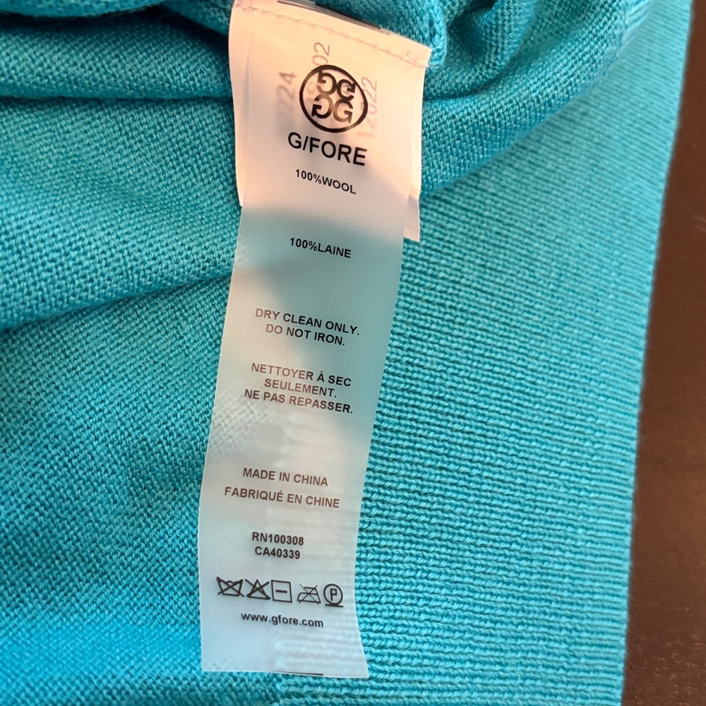 Men’s XXL G Fore Wool Sweater EUC - Picture 7 of 8